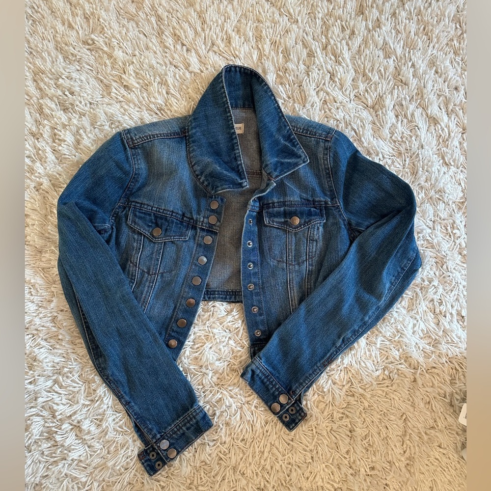 Love Cuture cropped denim jacket